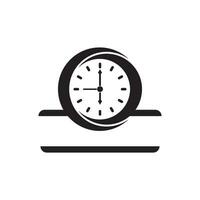 relógio logotipo ícone Projeto vetor ilustração,