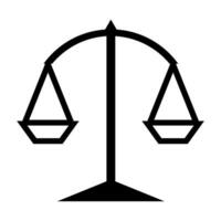 balanças do justiça ícone Projeto vetor