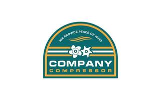 emblema retro indústrias logotipos para Distintivos e etiquetas vetor