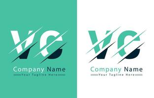 vc carta logotipo vetor Projeto modelo elementos