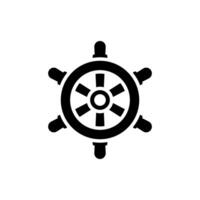 navio direção roda ícone Projeto vetor modelo