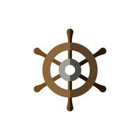 navio direção roda ícone Projeto vetor modelo