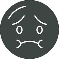 nauseado face ícone vetor imagem. adequado para Móvel aplicativos, rede apps e impressão meios de comunicação.