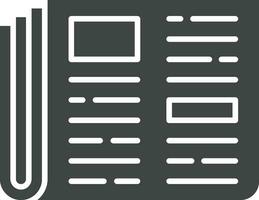 jornal ícone vetor imagem. adequado para Móvel aplicativos, rede apps e impressão meios de comunicação.