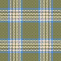 desatado Verifica fundo do tartan têxtil vetor com uma xadrez textura padronizar tecido.