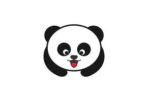 pequeno panda Urso logotipo projeto, vetor Projeto modelo