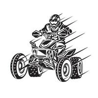 atv logotipo buggy corrida esporte vetor ilustração, perfeito para camiseta, equipe clube logotipo, mercadoria e buggy raça concorrência evento logotipo