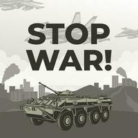 vetor ilustração Pare a guerra. não guerra conceito ilustração fundo. vetor eps 10