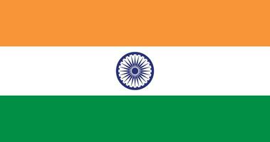 indiano bandeira bandeira, ícone, símbolo. vetor