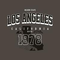 los angeles Califórnia urbano rua, gráfico projeto, tipografia vetor ilustração, moderno estilo, para impressão t camisa