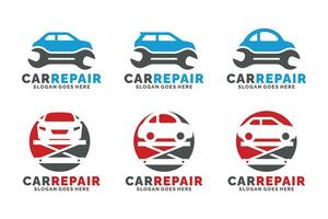 carro reparar logotipo conjunto Projeto vetor ilustração