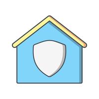 Casa Protegida Vector Icon