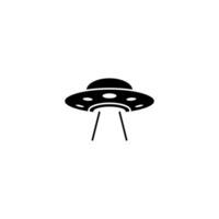 plano UFO ícone ilustração projeto, simples estrangeiro navio símbolo vetor