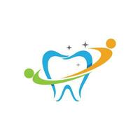 ilustração em vetor modelo logotipo dental