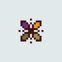 pixel arte logotipo para uma jogos vetor