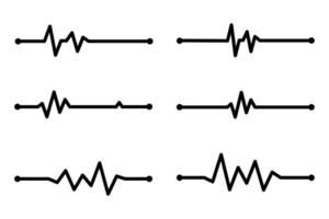 batimento cardiaco ícone em pacote. vetor ilustração.