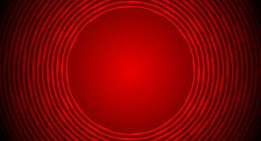 Sombrio vermelho volta linhas abstrato tecnologia fundo vetor