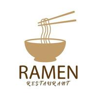 ramen ilustração logotipo vetor