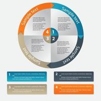 ilustração em vetor infográfico modelo de negócios