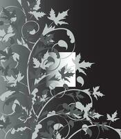 vintage convite cartão com ornamentado elegante retro abstrato floral folha Projeto vetor