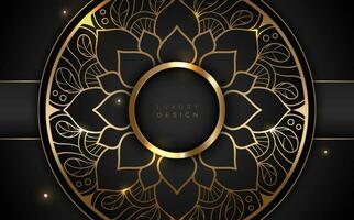 luxo mandala Ramadã fundo. árabe islâmico padronizar estilo. vetor