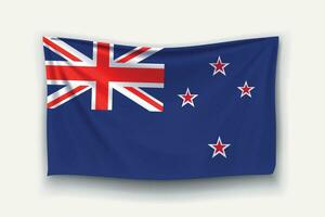 bandeira da nova zelândia vetor