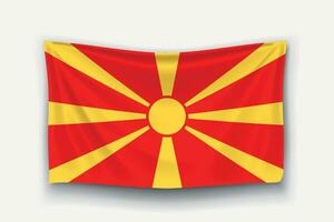 bandeira da macedônia vetor