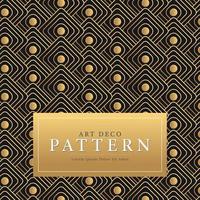 vetor pro padrão quadrado dourado art déco