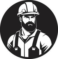 construindo impacto vetor trabalhador ícone local Supervisor construção vetor