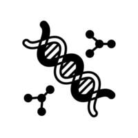 dna ícone dentro vetor. logótipo vetor