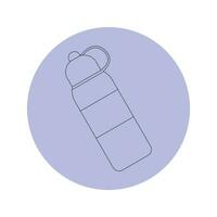 ícone de garrafa de esporte vetor
