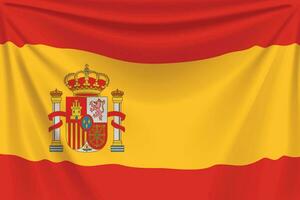 costas bandeira Espanha vetor