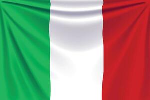 costas bandeira Itália vetor