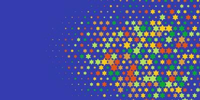 colorida estrelas abstrato ilustração fundo lindo bandeira com cópia de espaço vetor