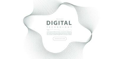 digital tecnologia futurista Internet rede Rapidez conexão branco fundo, cyber nano Informação, abstrato comunicação, inovação futuro tecnologia dados, ai grande dados linha ponto ilustração vetor