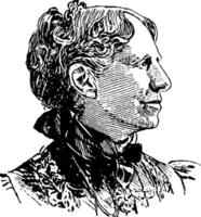 clara Barton, vintage ilustração vetor