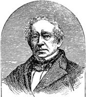 edward everett, ilustração vintage vetor