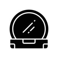 Cosmético pó ícone. vetor glifo ícone para seu local na rede Internet, móvel, apresentação, e logotipo Projeto.