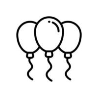 balão ícone. vetor linha ícone para seu local na rede Internet, móvel, apresentação, e logotipo Projeto.