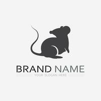 rato logotipo e animal vetor Projeto ilustração