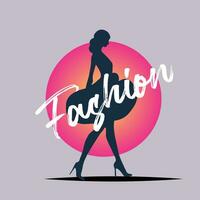 beleza mulher moda logotipo boutique design abstrato ilustração vetorial ícone vetor