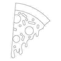vetor de ícone de pizza