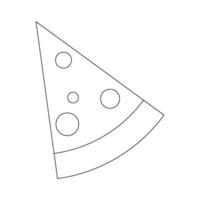 vetor de ícone de pizza