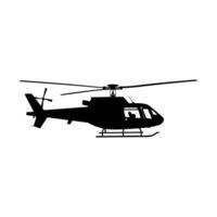 uma helicóptero silhueta vetor livre