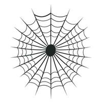uma teia de aranha vetor silhueta livre