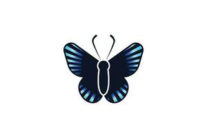 modelo de design de logotipo de borboleta vetor