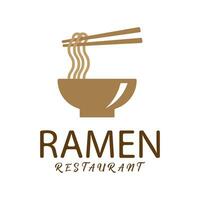 ramen ilustração logotipo vetor