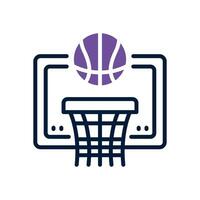 basquetebol ícone. vetor dual tom ícone para seu local na rede Internet, móvel, apresentação, e logotipo Projeto.