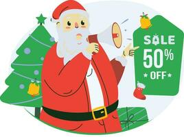 Natal venda ofertas ilustração vetor