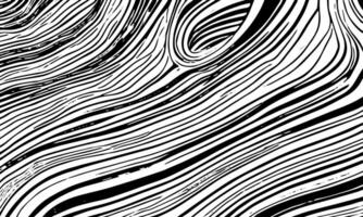 uma Preto e branco abstrato fundo com ondulado linhas vetor